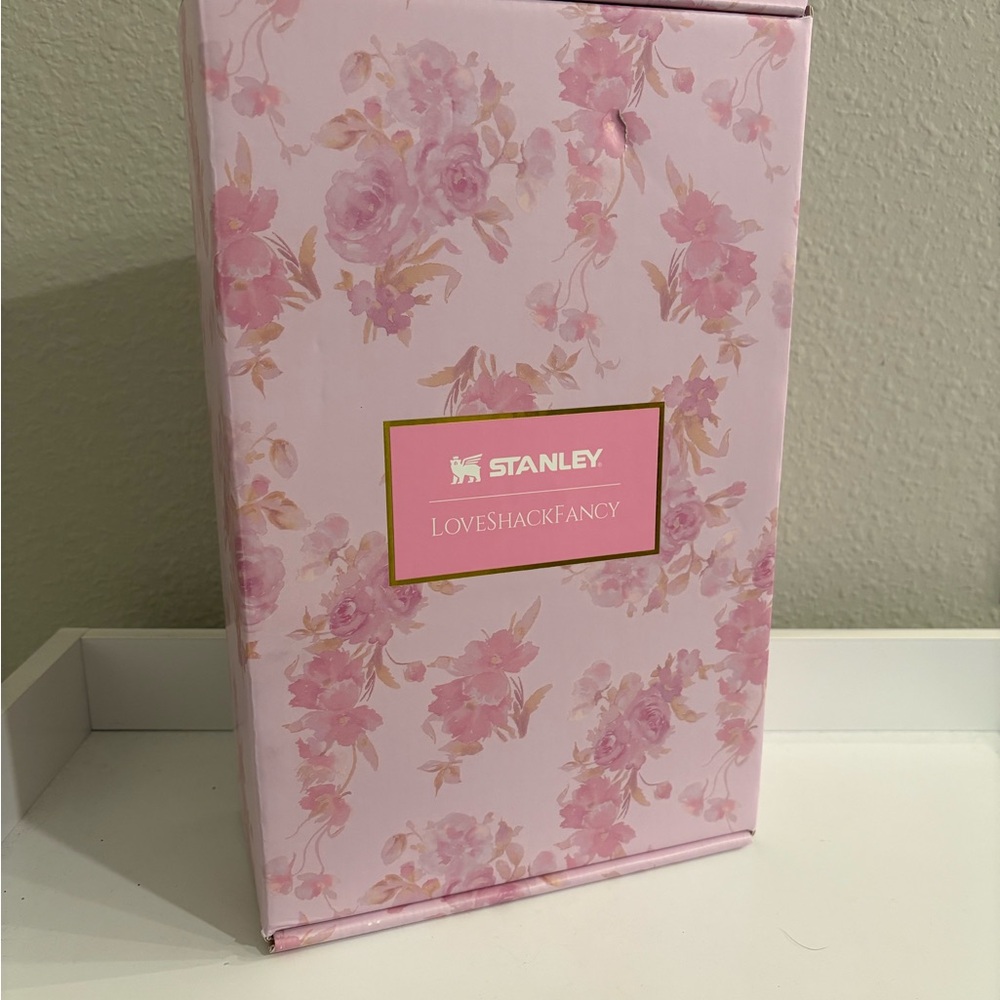 LoveShackFancy Lavender Floral Stanley Travel Tumbler - Picture 2 of 4